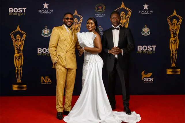 Deyemi Okanlawon, Janet Ayesu and Edmund Danky