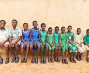 Kobby Kyei donates 1,200 pairs of antimicrobial footwear to schoolchildren in Agona Duakwa