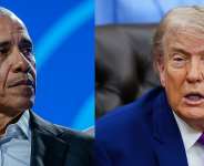 Barack Obama 44th U.S. President and Donald Trump 45th and 47th U.S. President