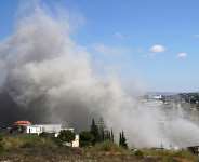 Smoke rises from the site of an Israeli airstrike that targeted the southern Lebanese village of Kfar Roummane on June 13, 2026. -  Abbas Fakih, AFP