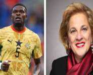 Thomas Partey and Lena Diab, Minister of Immigration, Refugees & Citizenship, Canada