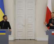 Zelensky infuriated neighbouring Poland this month by naming a military unit after the nationalist Ukrainian Insurgent Army (UPA) that took part in massacres against Poles in WWII. -  Wojtek RADWANSKI / AFP