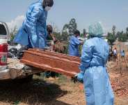 A fourth orphan died from Ebola virus disease at an orphanage in Bunia, Ituri Province, and was buried on 19 June, 2026. - AFP - JOSPIN MWISHA