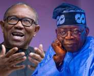 Peter Obileft and President Bola Ahmed Tinubu