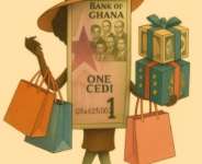 The Ghana Cedi  goes shopping