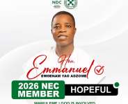 Emmanuel Adzome launches renewed bid for NDC National Executive Committee