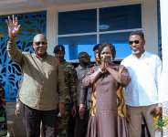 Mahama Wraps Up Central Region Tour with HighEnergy Apam Town Hall, Pushes 24Hour Economy Agenda