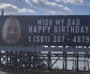 Man gets tens of thousands of birthday calls after sons post his phone number on billboards