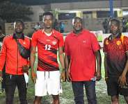 Samuel Sarfo holds Charity Match