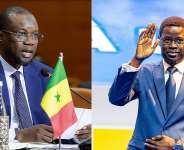Photo montage of Senegal’s National Assembly Speaker Ousmane Sonko, on the left, and President of the Republic Bassirou Diomaye Faye, on the right. -  Abdel Majd Bziouat, AFP / Prsidence de la Rpublique du Sngal