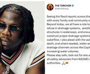 Stonebwoy calls for collective action as floods hit Accra