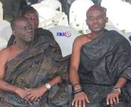 Nana Ateko Antwi III Makes First Public Appearance After Enstoolment, Leads Family to Honour Late Aunt in Accra.