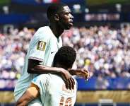Kylian Mbapp and Ousmane Dembl are both on four goals already after World Cup group stage. - Dylan Martinez, Reuters