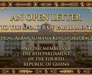 An Open Letter To The Speaker Of Parliament, Rt. Hon. Alban Sumana Kingsford Bagbin, And The Members Of The 8th Parliament Of The Fourth Republic Of Ghana