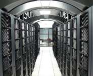 Server racks inside a data centre. The European Union wants to expand its own cloud computing capacity and reduce reliance on foreign technology providers. - Wikicommons/Christopher Bowns