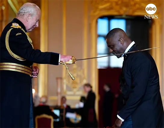 Idris Elba been knighted by King Charles III