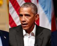 Donald Trump 45th and 47th U.S. President, Barack Obama 44th U.S. President and Masoud Pezeshkian President of Iran