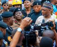 Muntaka visits fire-ravaged police barracks, assures victims of temporal accommodation