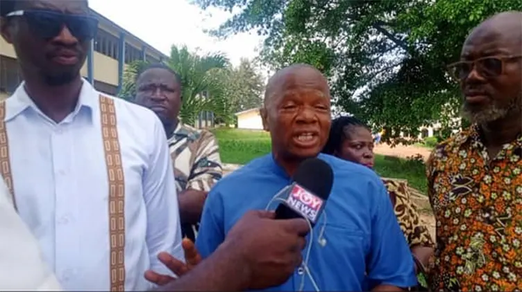 Samson Anawine Atogembero in an interview with the media