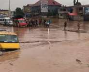 Flooded portion of parts of Accra
