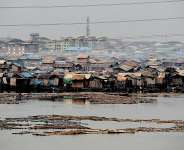 The Makoko shantytown in Lagos, Nigerias commercial capital, where the gap between rich and poor is stark. - AFP - PIUS UTOMI EKPEI