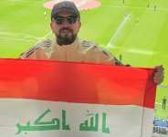 Abdulla AdnanIraqi fan Abdulla Adnan has been unable to get a visa to travel to the US to see his country play