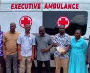 Isaac Adongo hands over Ambulance to Bolgatanga Municipal Health Directorate
