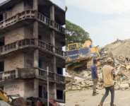How 70-year-old building was finally demolished over fear of collapse in Osu
