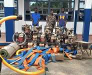 Three arrested in Winneba for illegal mining near GWL water lines