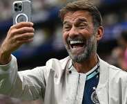 Getty ImagesImage caption: Klopp has been working as a pundit for German TV at the World Cup