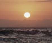 The sun sets over the Pacific Ocean, as seen from Huntington Beach, California on June 29, 2026. -  Arafat Barbakh, Reuters