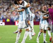 Argentinas Julian Alvarez celebrates scoring their second goal. -  Agustin Marcarian, Reuters