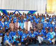 Group photograph of leaders, guests and members of the UPNMG at thd unions conference in Tamale.