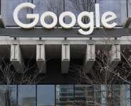 People arrive to the recently opened Google building in New York on February 26, 2024. -  Seth Wenig, AP