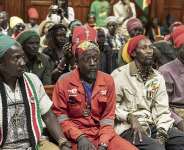 Members of the Rastafari Society of Kenya (RSK) attend a court session during the ruling of their petition to the government of Kenya to decriminalise cannabis for sacred and medicinal use. - AFP - SIMON MAINA