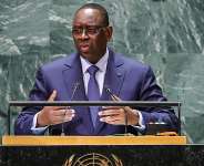 Macky Sall at the 78th session of the UN General Assembly in New York, on 19 September 2023. -  REUTERS - Eduardo Munoz