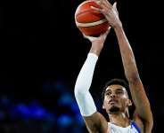 Victor Wembanyama and France lost the 2024 Olympics gold-medal match to the United States - Luis TATO / AFP/File