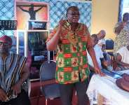 Nii Armah Ashietey addressing the gathering