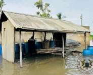 Floods collapse more than 30 houses in Keta Island communities