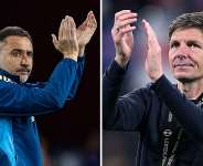Getty ImagesImage caption: Vitor Pereira (left) is poised to be replaced by Oliver Glasner (right)