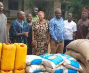 Abu Jinapor donates 65 bags of rice, other food items to pre-tertiary institutions in Damongo