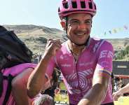 Ecuadorian rider Richard Carapaz has now won two Tour de France stages after a previous success in 2024 -  Jeff PACHOUD / POOL/AFP