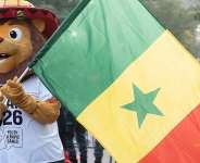 Ayo, the mascot of the Dakar 2026 Youth Olympic Games, awaits the arrival of Senegals national football team for a reception at the Palais de la Republique in Dakar on 20 January. - AFP - SEYLLOU