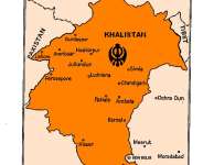 Map of Khalistan