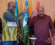 Mahama hosts state dinner in honour of President Nguema