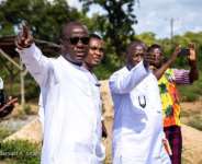 Abu Jinapor inspects development projects in Damongo constituency