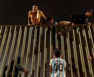 Migrants try to cross from Morocco into the Spanish exclave of Ceuta, on July 31, 2026. -  Antonio Sempere, AP