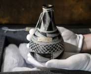 One of the potteries returned to the Uganda Museum, Kampala