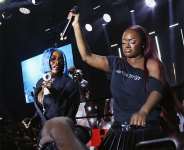 Gyakie, Amaarae performing at the Blackstars Experience