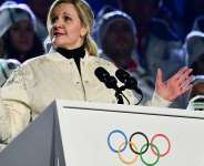 FILE PHOTO: International Olympic Committee (IOC) president Kirsty Coventry. -  Stefano Rellandini, AFP